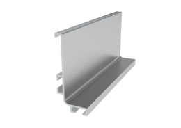 Профиль для кухонных баз "L" JAZZ 6м Матовый хром