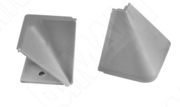 Соединитель для треугольного плинтуса серый SL Италия