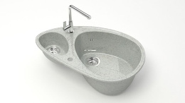 Мойка MARRBAXX "Эмма" 780x491x210 Светло-серый (Z13Q10 Глянец)