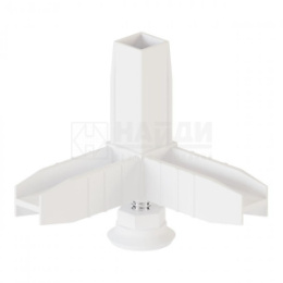 Конектор 3 Белый с регулируемой опорой