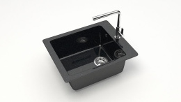 Мойка MARRBAXX "Линди" 500x425x195 Черный (Z8Q4 Глянец)