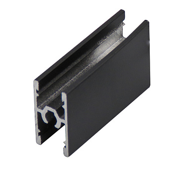 Профиль горизонтальный средний (со стяжкой) Премиал Черный муар (5,9)