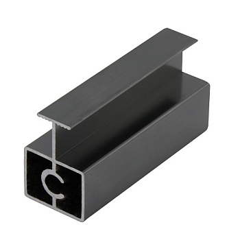 Профиль двухсторонний ELEPHANT Графит браш (5,9м)