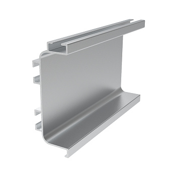 Профиль для кухонных баз "C" COMBI Хром матовый (3м)