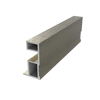 Профиль вертикальный ELEPHANT CAT (квадро) Шампань браш (5,4м)