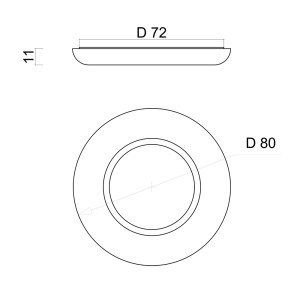 LED Sfera Acryl IP44