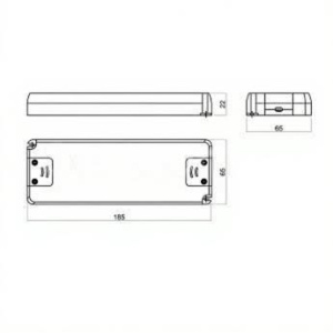 Источник питания стаб. напр. для LED, плоский 24В, 100Вт