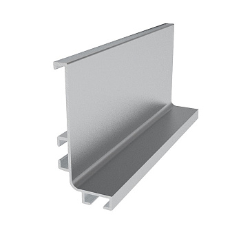 Профиль для кухонных баз "L" JAZZ Хром матовый (4м)