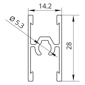 Premial-Двухсторонний-средний-профиль-со-стяжкой